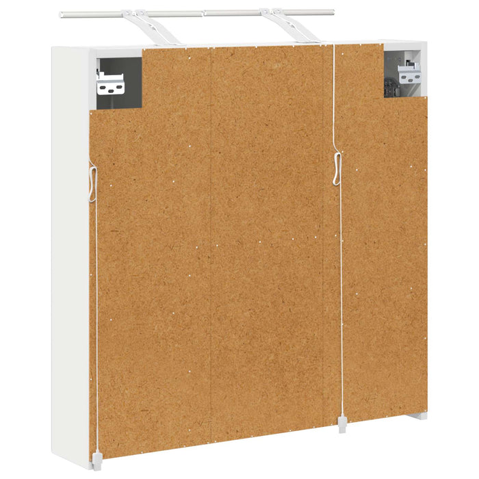 Dulap cu oglindă pentru baie Alb 70 x 14,5 x 70 cm - WALTI WALTI