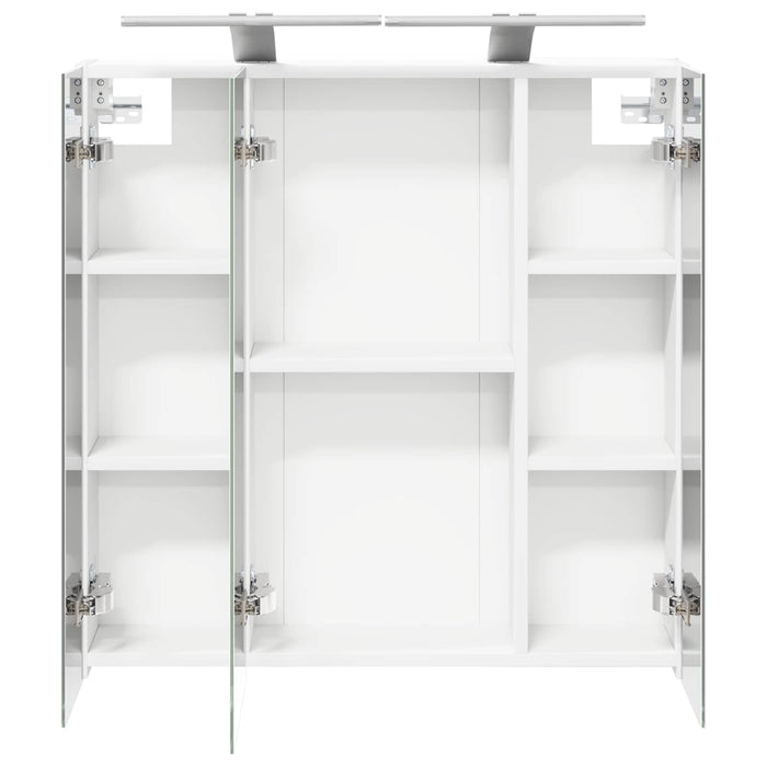Dulap cu oglindă pentru baie Alb 70 x 14,5 x 70 cm - WALTI WALTI