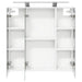 Dulap cu oglindă pentru baie Alb 70 x 14,5 x 70 cm - WALTI WALTI