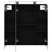 Dulap cu oglindă pentru baie Stejar Negru 70 x 14,5 x 70 cm - WALTI WALTI
