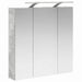 Dulap cu oglindă pentru baie Gri din beton 70 x 14,5 x 70 cm - WALTI WALTI