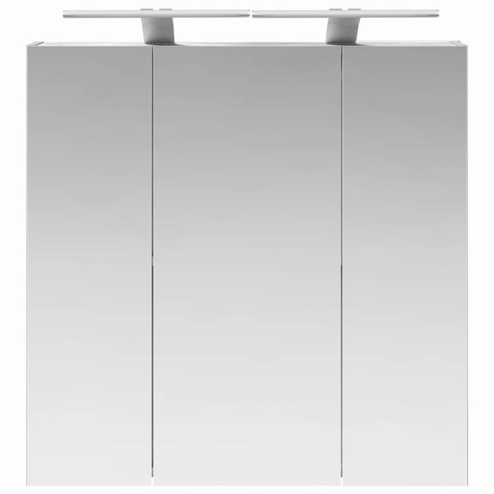 Dulap cu oglindă pentru baie Gri din beton 70 x 14,5 x 70 cm - WALTI WALTI