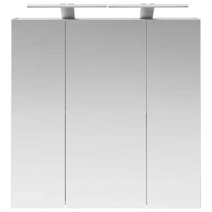 Dulap cu oglindă pentru baie Gri Sonoma 70 x 14,5 x 70 cm - WALTI WALTI