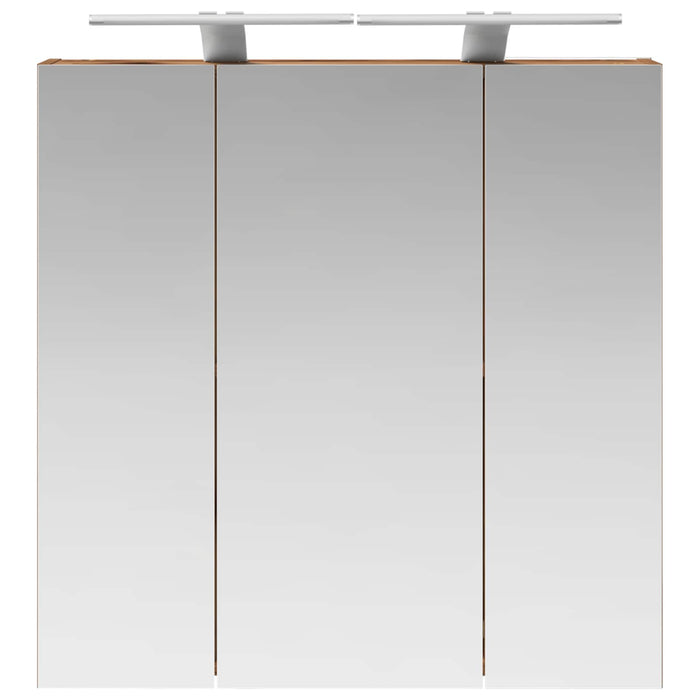 Dulap cu oglindă pentru baie Lemn vechi 70 x 14,5 x 70 cm - WALTI WALTI