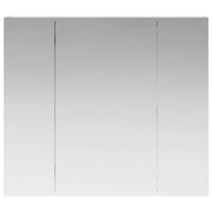 Dulap cu oglindă pentru baie cu raft Alb 80 x 14.5 x 70 cm - WALTI WALTI