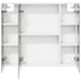 Dulap cu oglindă pentru baie cu raft Alb 80 x 14.5 x 70 cm - WALTI WALTI