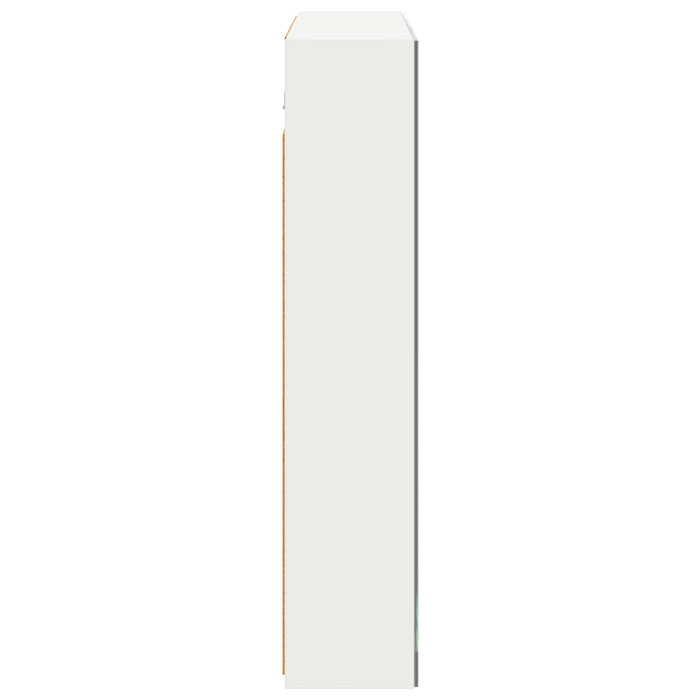Dulap cu oglindă pentru baie cu raft Alb 80 x 14.5 x 70 cm - WALTI WALTI