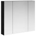 Dulap cu oglindă pentru baie Stejar Negru 80 x 14.5 x 70 cm - WALTI WALTI