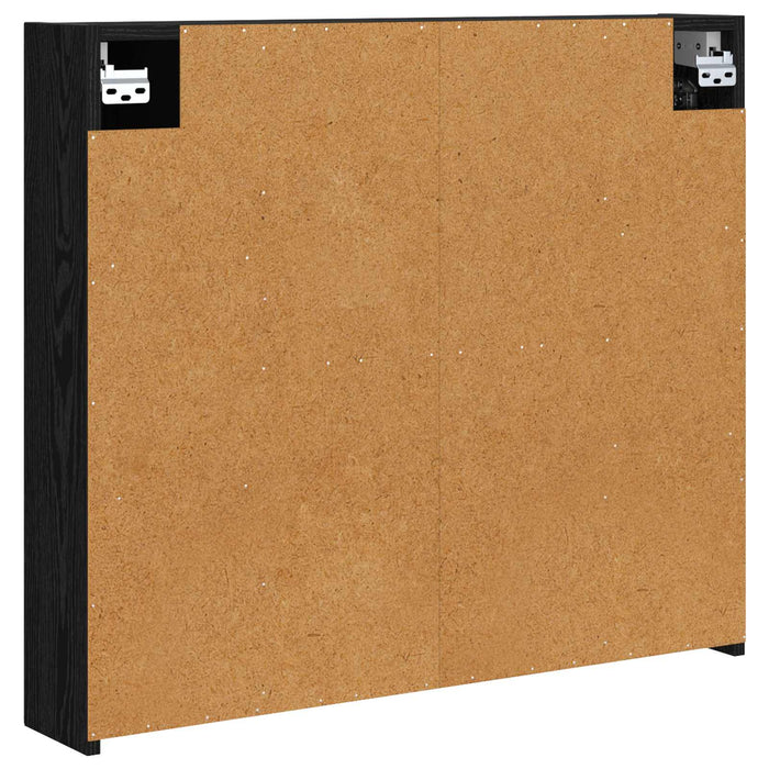 Dulap cu oglindă pentru baie Stejar Negru 80 x 14.5 x 70 cm - WALTI WALTI