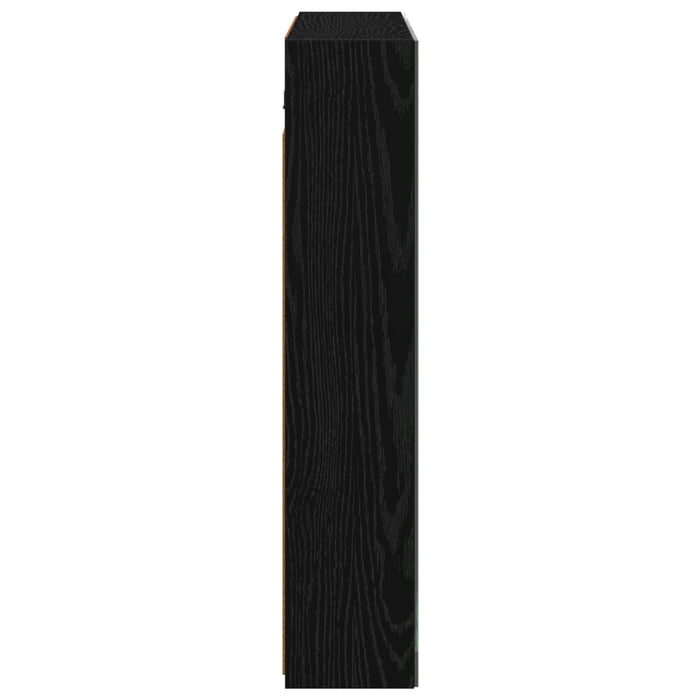 Dulap cu oglindă pentru baie Stejar Negru 80 x 14.5 x 70 cm - WALTI WALTI
