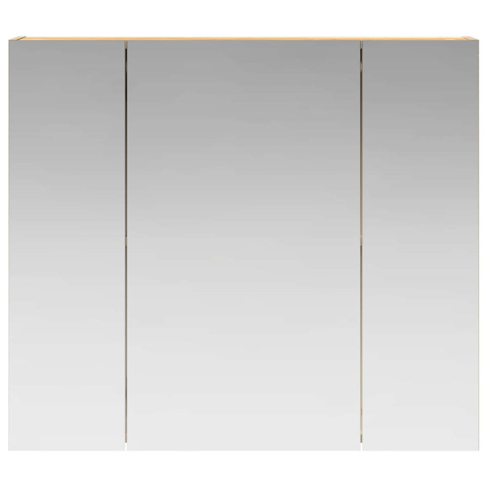 Dulap cu oglindă pentru baie Stejar Sonoma 80 x 14.5 x 70 cm - WALTI WALTI