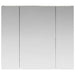 Dulap cu oglindă pentru baie Gri din beton 80 x 14.5 x 70 cm - WALTI WALTI