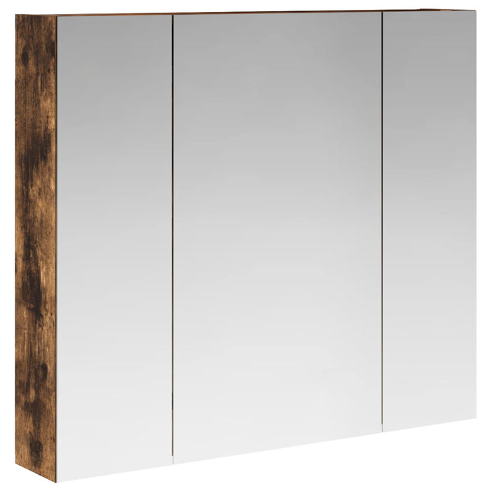 Dulap cu oglindă pentru baie Stejar fumuriu 80 x 14.5 x 70 cm - WALTI WALTI
