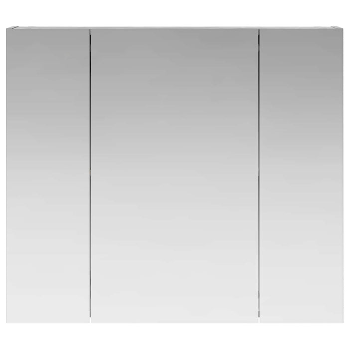 Dulap cu oglindă pentru baie Gri Sonoma 80 x 14.5 x 70 cm - WALTI WALTI