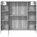 Dulap cu oglindă pentru baie Gri Sonoma 80 x 14.5 x 70 cm - WALTI WALTI