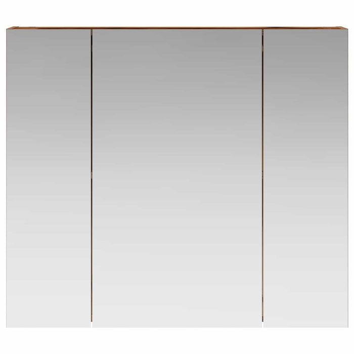 Dulap cu oglindă pentru baie Lemn vechi 80 x 14.5 x 70 cm - WALTI WALTI