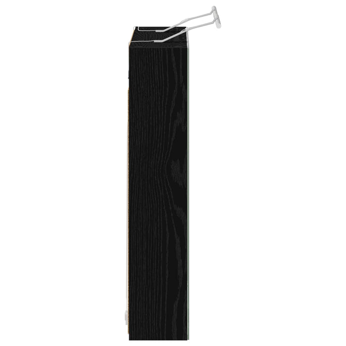 Dulap cu oglindă pentru baie Stejar Negru 80 x 14.5 x 70 cm - WALTI WALTI