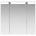 Dulap cu oglindă pentru baie Gri din beton 80 x 14.5 x 70 cm - WALTI WALTI