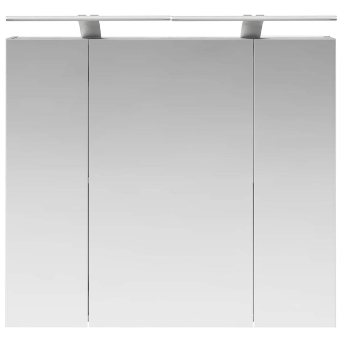 Dulap cu oglindă pentru baie Gri Sonoma 80 x 14.5 x 70 cm - WALTI WALTI
