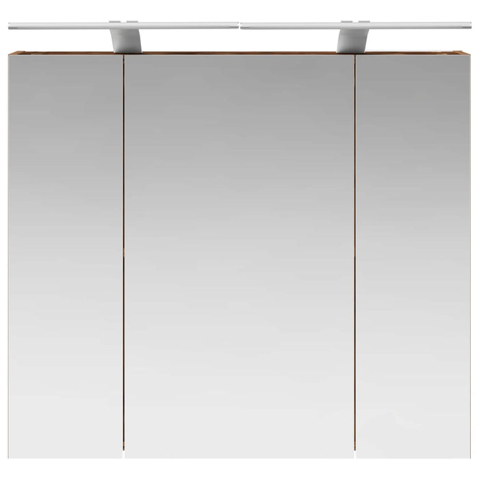 Dulap cu oglindă pentru baie Lemn vechi 80 x 14.5 x 70 cm - WALTI WALTI