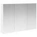 Dulap cu oglindă pentru baie cu raft Alb 100 x 14,5 x 70 cm - WALTI WALTI