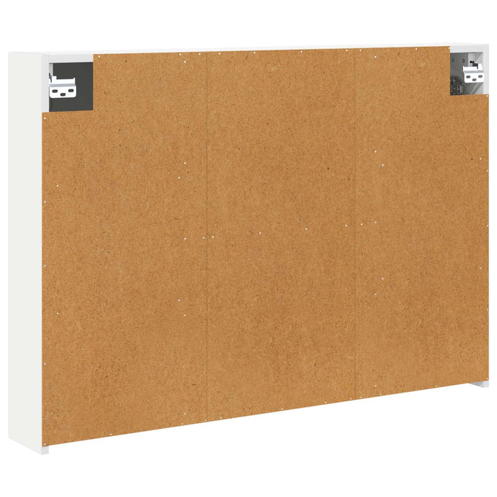 Dulap cu oglindă pentru baie cu raft Alb 100 x 14,5 x 70 cm - WALTI WALTI