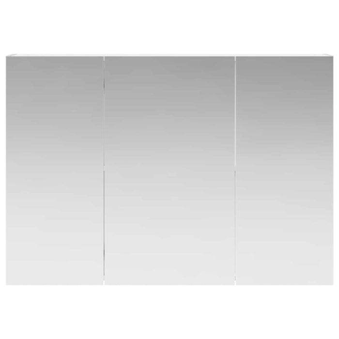 Dulap cu oglindă pentru baie cu raft Alb 100 x 14,5 x 70 cm - WALTI WALTI