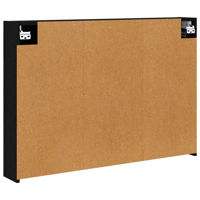 Dulap cu oglindă pentru baie Stejar Negru 100 x 14,5 x 70 cm - WALTI WALTI