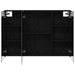 Dulap cu oglindă pentru baie Stejar Negru 100 x 14,5 x 70 cm - WALTI WALTI