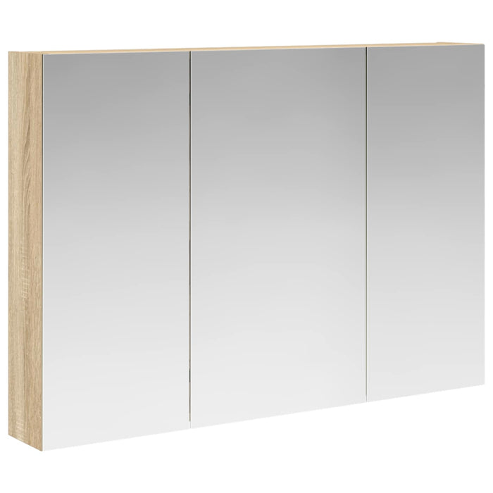 Dulap cu oglindă pentru baie Stejar Sonoma 100 x 14,5 x 70 cm - WALTI WALTI
