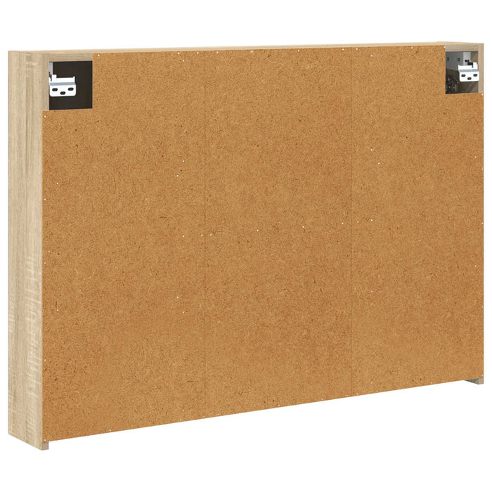 Dulap cu oglindă pentru baie Stejar Sonoma 100 x 14,5 x 70 cm - WALTI WALTI
