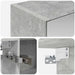 Dulap cu oglindă pentru baie Gri din beton 100 x 14,5 x 70 cm - WALTI WALTI