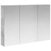 Dulap cu oglindă pentru baie Gri din beton 100 x 14,5 x 70 cm - WALTI WALTI
