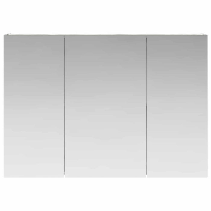 Dulap cu oglindă pentru baie Gri din beton 100 x 14,5 x 70 cm - WALTI WALTI