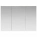 Dulap cu oglindă pentru baie Gri din beton 100 x 14,5 x 70 cm - WALTI WALTI