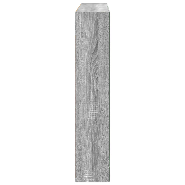 Dulap cu oglindă pentru baie Gri Sonoma 100 x 14,5 x 70 cm - WALTI WALTI