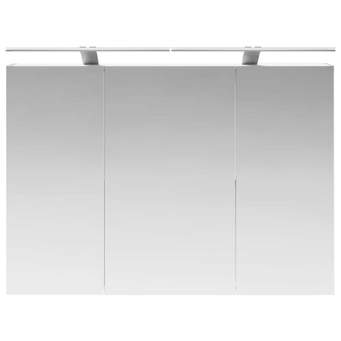 Dulap cu oglindă pentru baie cu raft Alb 100 x 14,5 x 70 cm - WALTI WALTI
