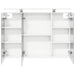 Dulap cu oglindă pentru baie cu raft Alb 100 x 14,5 x 70 cm - WALTI WALTI