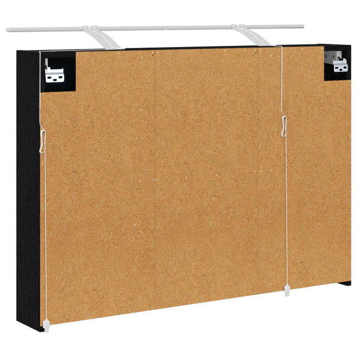 Dulap cu oglindă pentru baie Stejar Negru 100 x 14,5 x 70 cm - WALTI WALTI