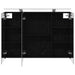 Dulap cu oglindă pentru baie Stejar Negru 100 x 14,5 x 70 cm - WALTI WALTI
