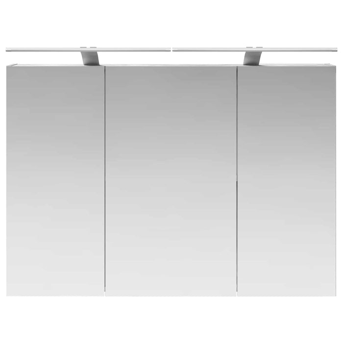 Dulap cu oglindă pentru baie Gri din beton 100 x 14,5 x 70 cm - WALTI WALTI