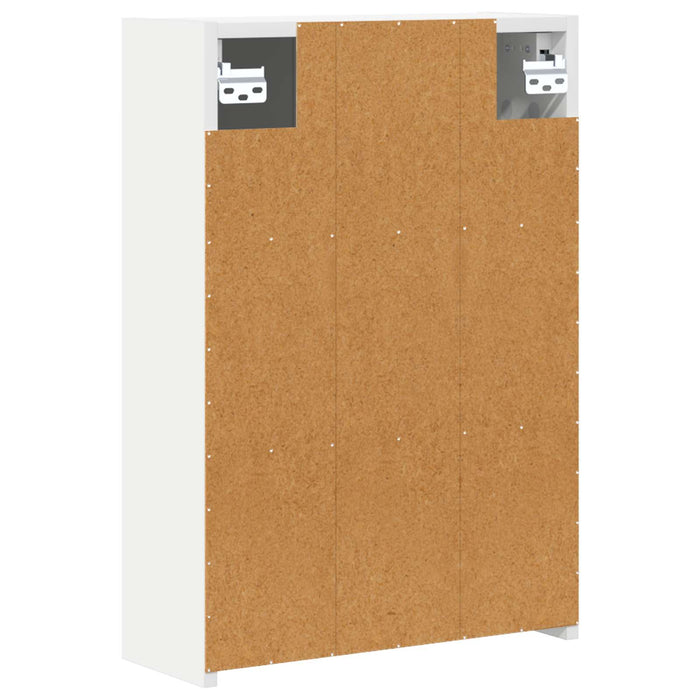 Dulap cu oglindă pentru baie cu raft Alb 43 x 16 x 62.5 cm - WALTI WALTI
