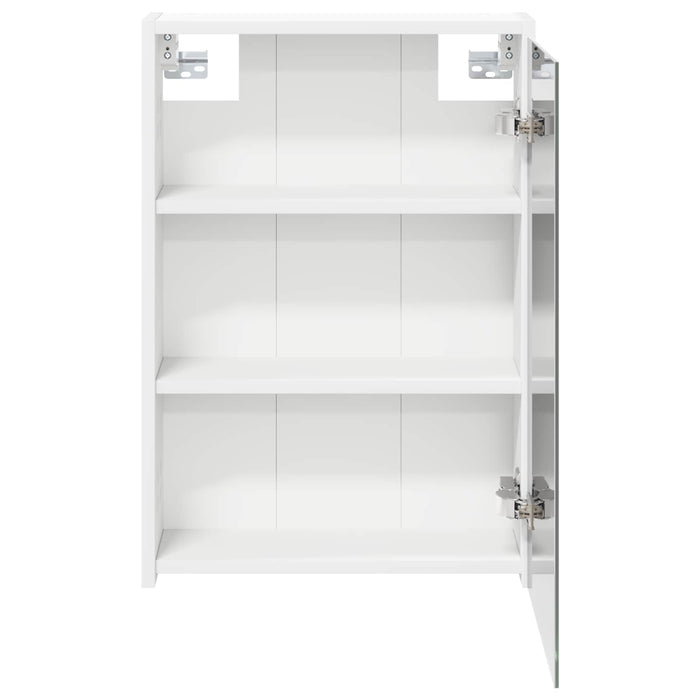 Dulap cu oglindă pentru baie cu raft Alb 43 x 16 x 62.5 cm - WALTI WALTI
