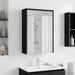 Dulap cu oglindă pentru baie Stejar Negru 43 x 16 x 62.5 cm - WALTI WALTI