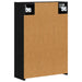 Dulap cu oglindă pentru baie Stejar Negru 43 x 16 x 62.5 cm - WALTI WALTI