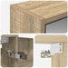 Dulap cu oglindă pentru baie Stejar Sonoma 43 x 16 x 62.5 cm - WALTI WALTI