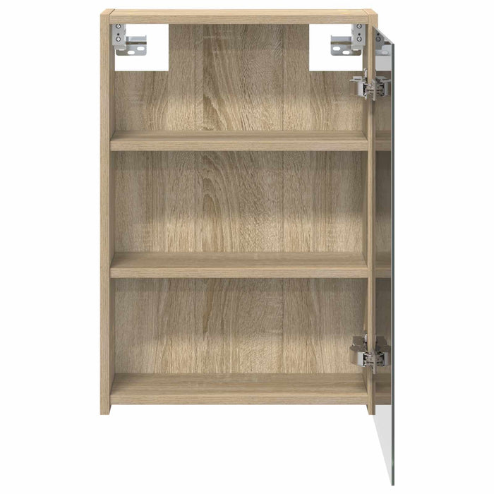 Dulap cu oglindă pentru baie Stejar Sonoma 43 x 16 x 62.5 cm - WALTI WALTI