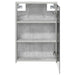 Dulap cu oglindă pentru baie Gri din beton 43 x 16 x 62.5 cm - WALTI WALTI