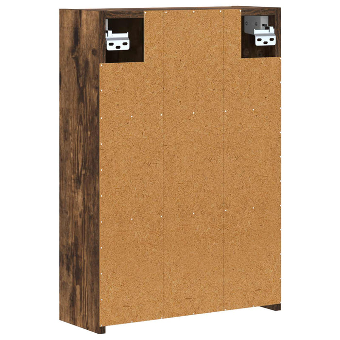 Dulap cu oglindă pentru baie Stejar fumuriu 43 x 16 x 62.5 cm - WALTI WALTI