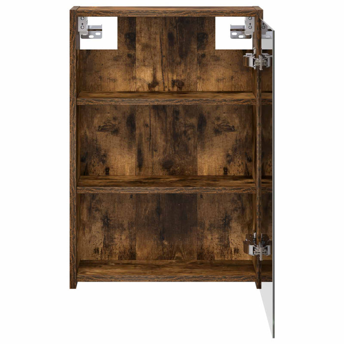 Dulap cu oglindă pentru baie Stejar fumuriu 43 x 16 x 62.5 cm - WALTI WALTI